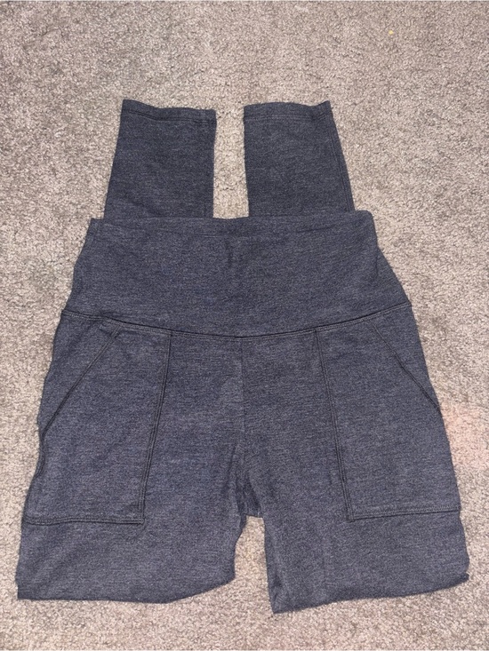 aerie Pants - aerie Heather Charcoal High-Waist Pocket Leggings